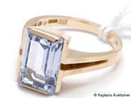 Pawnitems, Ring, 18K with stone Ø17 6,5g, in auction: Pawn – Tuesday 1 August 2006