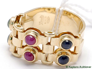 Pawnitems, Ring, with stones 18K Ø18 10,1g, in auction: Pawn – Tuesday 1 August 2006