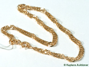Pawnitems, Bracelet, 18cm. 18K 2,8g., in auction: Pawn – Tuesday 1 August 2006