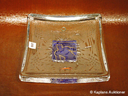 Pawnitems, 1 dish by crystal Kosta Boda Bertil Vallien no 79435 (d), in auction: Pawn – Thursday 14 September 2006