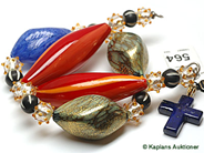 Pawnitems, 1 Halscollier Murana crystal and pendant by ceramics and metal, in auction: Pawn – Thursday 14 September 2006
