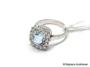 Pawnitems, Ring, Ø17 3/4 with diamonds 15 x approx 0,05ct 14K 5,9gr, in auction: Pawn – Tuesday 19 September 2006