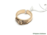 Pawnitems, Ring, Ø16 3/4 with stones 18K 7,5gr, in auction: Pawn – Tuesday 19 September 2006