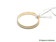 Pawnitems, Ring, Ø20 1/2 with engraving 18K 2,6gr, in auction: Pawn – Tuesday 19 September 2006