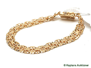 Pawnitems, Bracelet, "x-link" with bar 18,5cm 18K 14,0gr, in auction: Pawn – Tuesday 19 September 2006