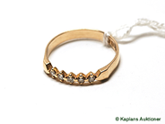 Pawnitems, 1 ring with dia approx 5x0,03ct, stl:16 1/2, in auction: Pawn – Thursday 23 November 2006