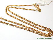 Pawnitems, 1 chain "curb" (dents), 18K. weight 11g, in auction: Pawn – Thursday 23 November 2006
