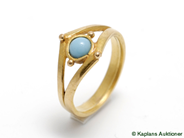Pawnitems, Ring, Ring with stone 18K  SIZE 18 1/4  4,9 g, in auction: Pawn – Tuesday 30 January 2007