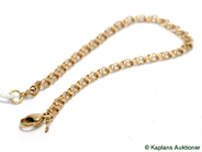 Pawnitems, Bracelet, Bismarck 18K  14,5 cm trasigt  2,1 g, in auction: Pawn – Tuesday 30 January 2007