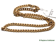 Pawnitems, 1 chain "curb", approx 44cm, in auction: Pawn – Thursday 26 April 2007