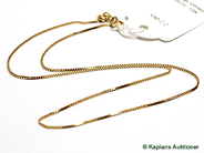 Pawnitems, 1 chain box-chain, 38cm, in auction: Pawn – Thursday 3 May 2007