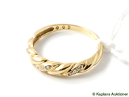 Pawnitems, Ring, with 6st small Diamonds, in auction: Pawn – Tuesday 20 November 2007