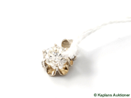 Pawnitems, Pendant, with 1st Diamond approx 0,98ct infattad in white gold 18K 0,9g, in auction: Pawn – Tuesday 20 November 2007