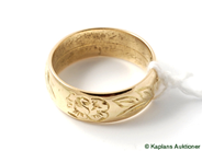 Pawnitems, Ring, with engraving, in auction: Pawn – Tuesday 20 November 2007