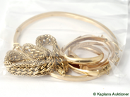 Pawnitems, Partiguld, imperfect 18K 22,0 g, in auction: Pawn – Tuesday 8 January 2008