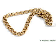 Pawnitems, Bracelet, Bismarck (slitet) 20cm 9,3g 18K, in auction: Pawn – Tuesday 8 April 2008