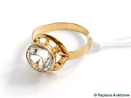 Pawnitems, Ring, with white stone, in auction: Pawn – Tuesday 8 April 2008