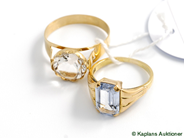 Pawnitems, Rings, 2 pcs of, in auction: Pawn – Tuesday 8 April 2008