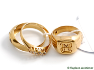 Pawnitems, Rings, 3 pcs of, in auction: Pawn – Tuesday 8 April 2008