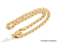 Pawnitems, Lot of Gold, imperfect Bracelet, in auction: Pawn – Tuesday 17 June 2008