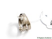 Pawnitems, Lot of Gold, 2 engraved Rings in white gold, in auction: Pawn – Tuesday 17 June 2008