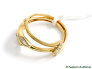 Pawnitems, 2 Rings, with small Diamonds, in auction: Pawn – Tuesday 17 June 2008