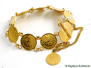 Pawnitems, Bracelet, with myntliknande items, in auction: Pawn – Tuesday 17 June 2008