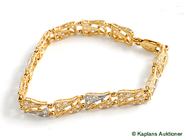 Pawnitems, Bracelet, tvåfärgat, in auction: Pawn – Tuesday 17 June 2008