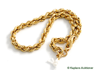 Pawnitems, Bracelet, "twisted rope-link", in auction: Pawn – Tuesday 17 June 2008