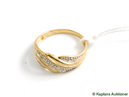 Pawnitems, Ring, with 4st small Diamonds, in auction: Pawn – Tuesday 17 June 2008