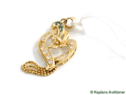 Pawnitems, Lot of Gold, imperfect Pendant with stones, in auction: Pawn – Tuesday 17 June 2008