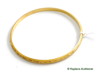 Pawnitems, Bangle, 18K 5,3g  SIZE 6,3cm, in auction: Pawn – Tuesday 17 June 2008