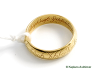 Pawnitems, Ring, modell Sagan om Ringen, in auction: Pawn – Tuesday 17 June 2008