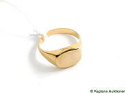 Pawnitems, Signet-ring, 18K 2,4g  SIZE 19 1/2, in auction: Pawn – Tuesday 17 June 2008