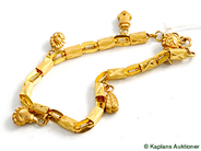 Pawnitems, Bracelet, with 5st Charms, in auction: Pawn – Tuesday 17 June 2008