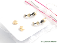 Pawnitems, Earrings, 2 pair, in auction: Pawn – Tuesday 17 June 2008