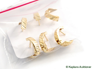 Pawnitems, Creoler, 3 pair, in auction: Pawn – Tuesday 17 June 2008