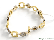 Pawnitems, Bracelet, tvåfärgat, in auction: Pawn – Tuesday 17 June 2008