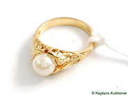 Pawnitems, Ring, with Pearl SIZE 7mm, in auction: Pawn – Tuesday 17 June 2008