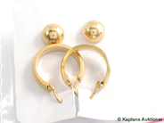 Pawnitems, Earrings, 1 pair, in auction: Pawn – Tuesday 17 June 2008