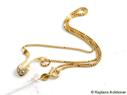 Pawnitems, Halssmycke, with 3st small Diamonds, in auction: Pawn – Tuesday 17 June 2008