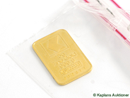 Pawnitems, Plakett, 24K 5,0g, in auction: Pawn – Tuesday 17 June 2008