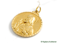 Pawnitems, Pendant, with religiöst motif on vardera sida, in auction: Pawn – Tuesday 17 June 2008
