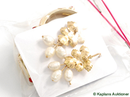 Pawnitems, Earrings, 2 pair, in auction: Pawn – Tuesday 17 June 2008