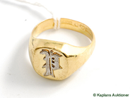 Pawnitems, Signet-ring, 18K 8,9g  SIZE 20 3/4, in auction: Pawn – Tuesday 17 June 2008