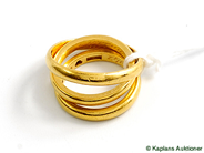 Pawnitems, Lot of Gold, engraved rings, in auction: Pawn – Tuesday 17 June 2008