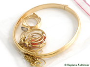 Pawnitems, Lot of Gold, imperfect pcs of jewellery, in auction: Pawn – Tuesday 17 June 2008