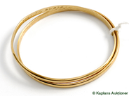Pawnitems, 2 Bangles, skeva, in auction: Pawn – Tuesday 17 June 2008