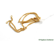 Pawnitems, 2 Bracelet, "curb", in auction: Pawn – Tuesday 17 June 2008