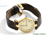 Pawnitems, Ladie´s wristwatch, Must de Cartier VLC, in auction: Pawn – Tuesday 17 June 2008